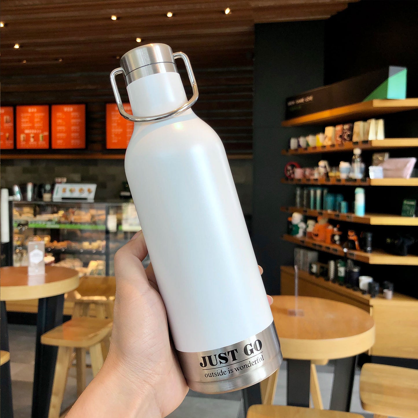 Simple And Portable Stainless Steel Water Cup