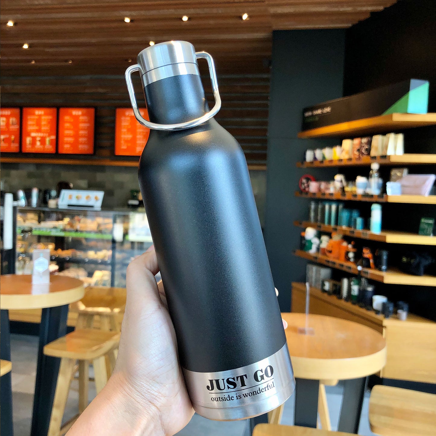 Simple And Portable Stainless Steel Water Cup