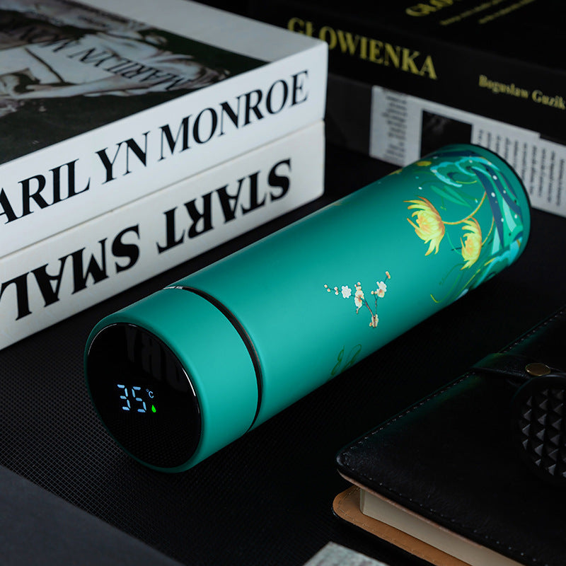 Insulation Cup With Temperature Display Water Cup