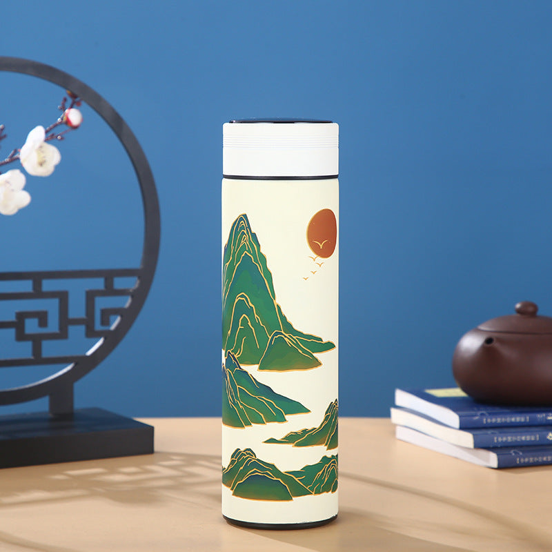 Insulation Cup With Temperature Display Water Cup