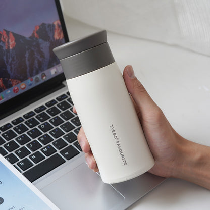 Simple Artistic I Frosted Thermal Insulation Stainless Steel Water Large Capacity