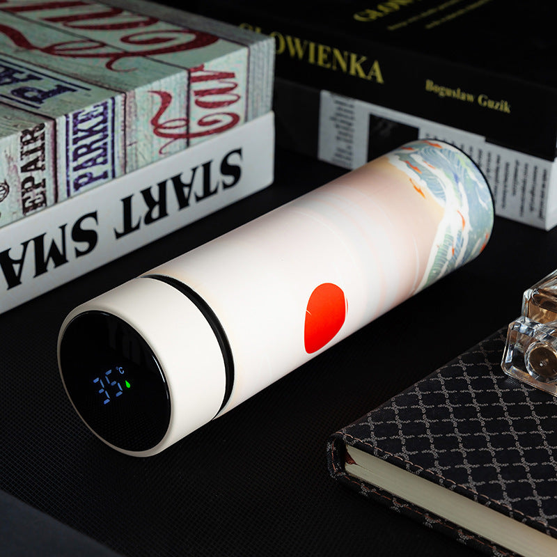 Insulation Cup With Temperature Display Water Cup