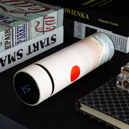 Insulation Cup With Temperature Display Water Cup