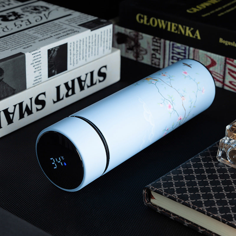 Insulation Cup With Temperature Display Water Cup