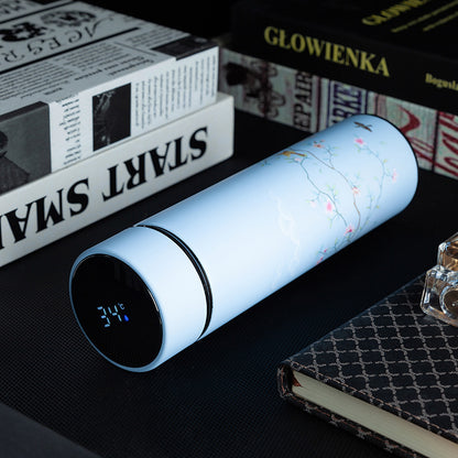 Insulation Cup With Temperature Display Water Cup