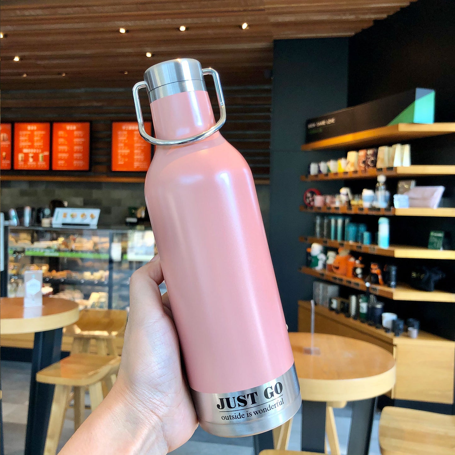 Simple And Portable Stainless Steel Water Cup