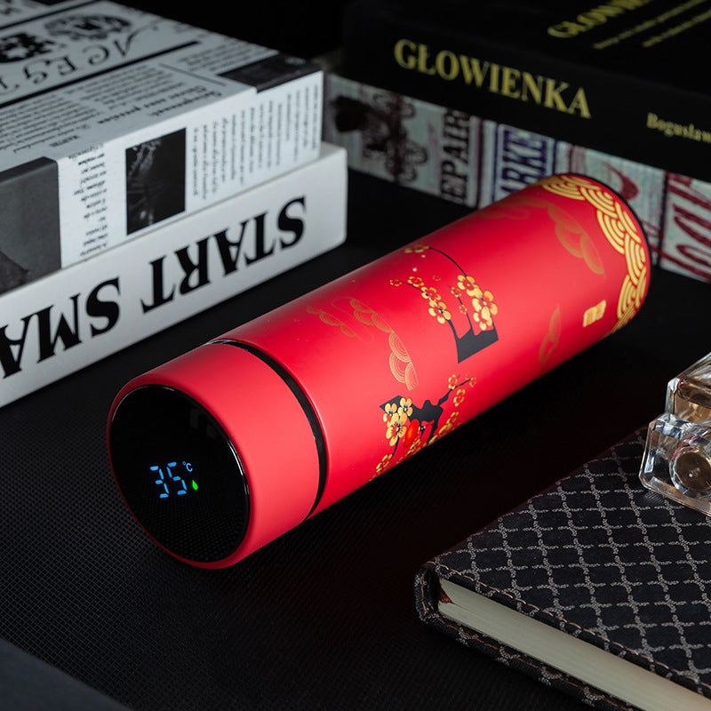 Insulation Cup With Temperature Display Water Cup