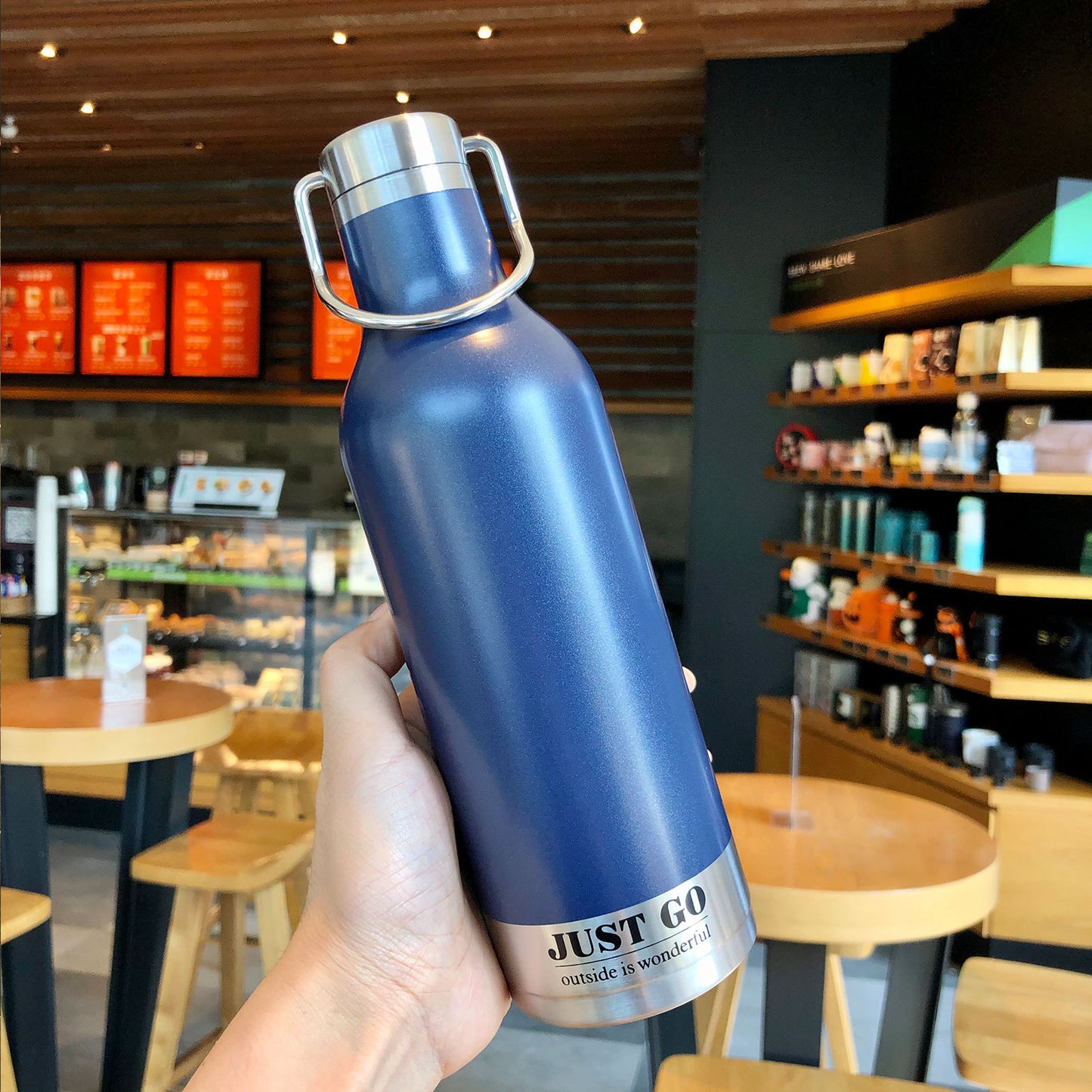 Simple And Portable Stainless Steel Water Cup