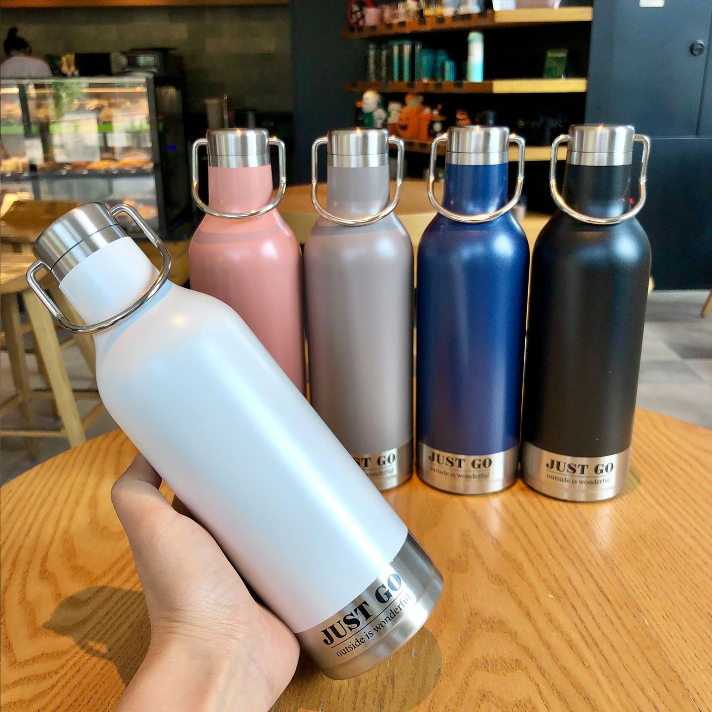 Simple And Portable Stainless Steel Water Cup