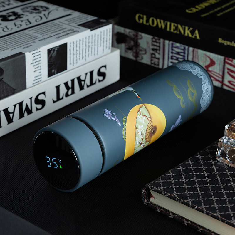 Insulation Cup With Temperature Display Water Cup